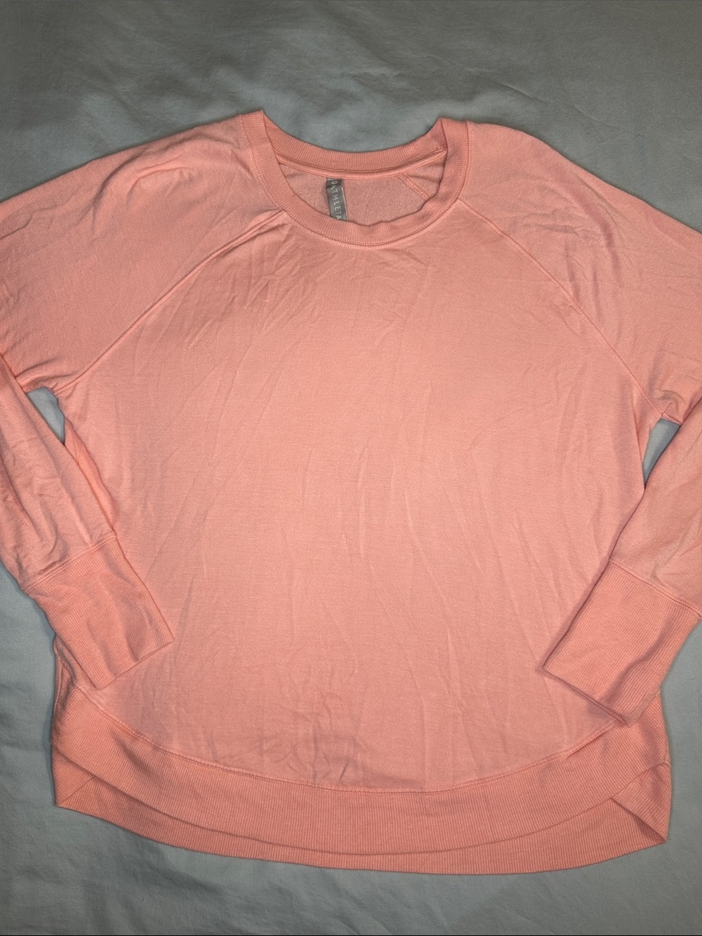 Athleta Coral Crewneck Long-Sleeve Tunic Top - L